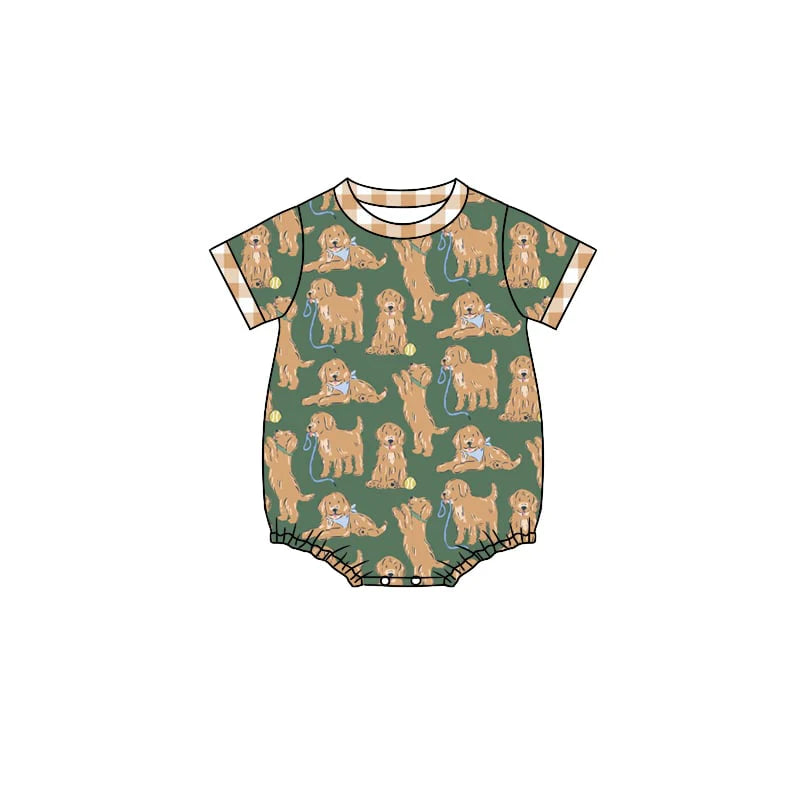 Toddle kids short sleeve boutique romper