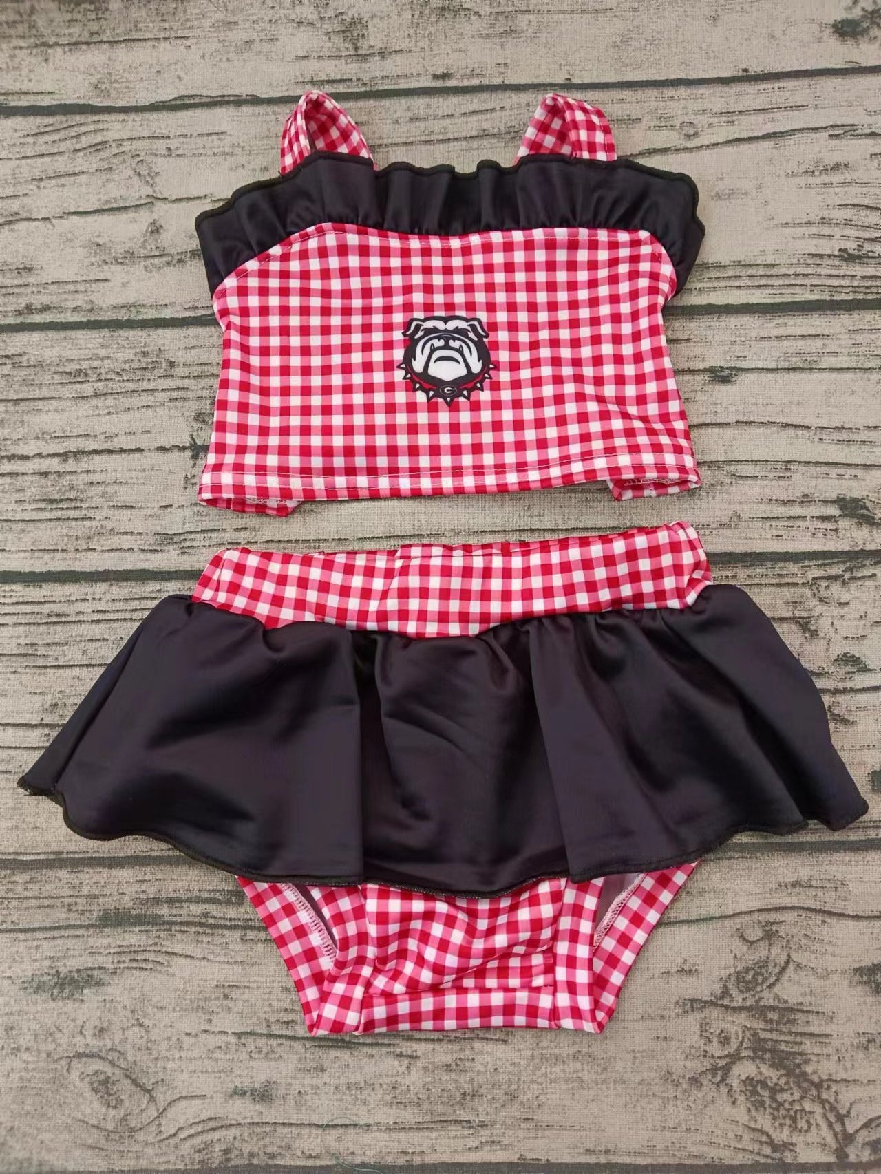 baby girls two pieces team design summer bathing suit