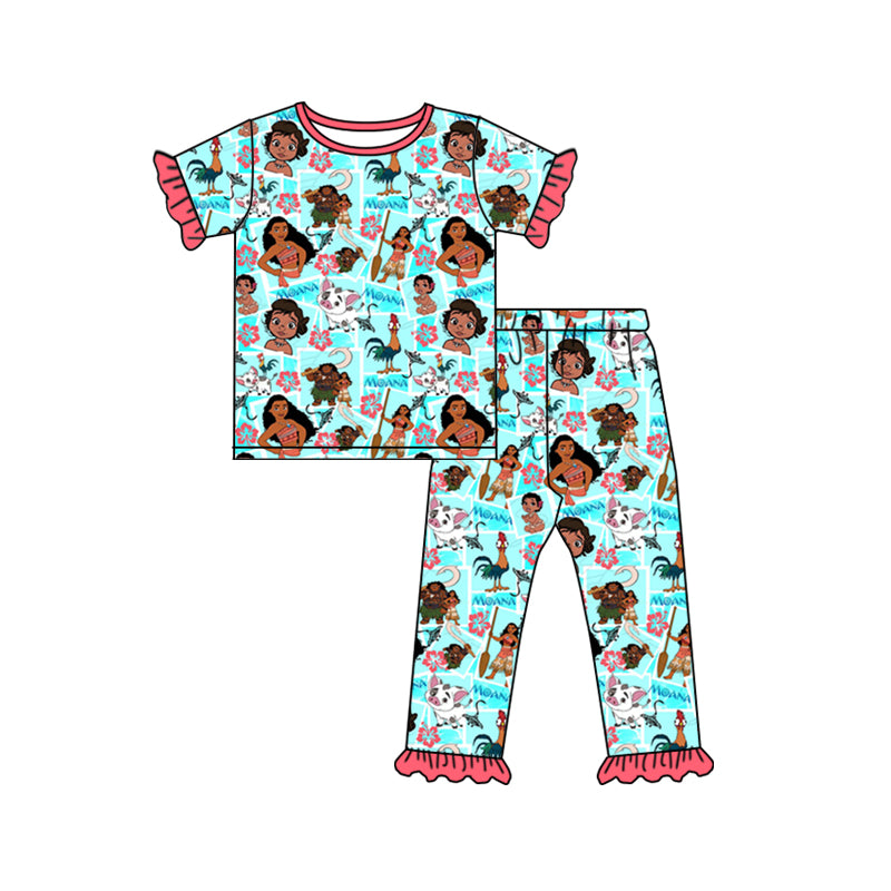 baby girls island princess cartoon outfit