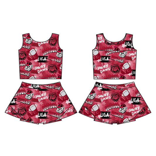 Baby girls custom team cheer outfit add shorts
