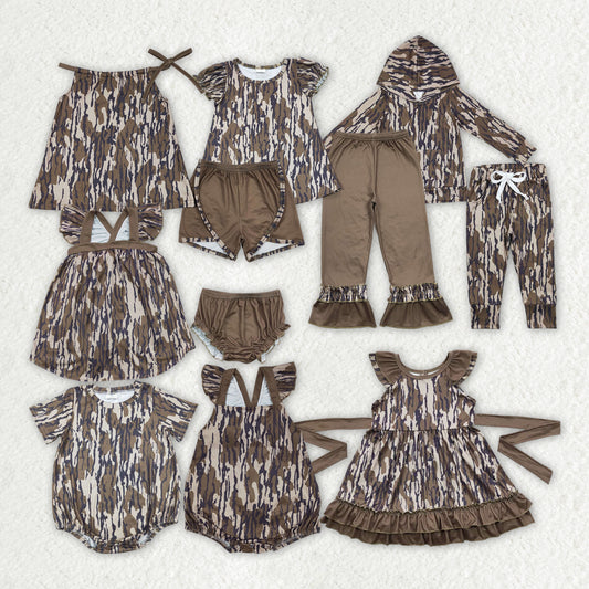 sister brother camo hunting girls wholesale matching sibling outfit