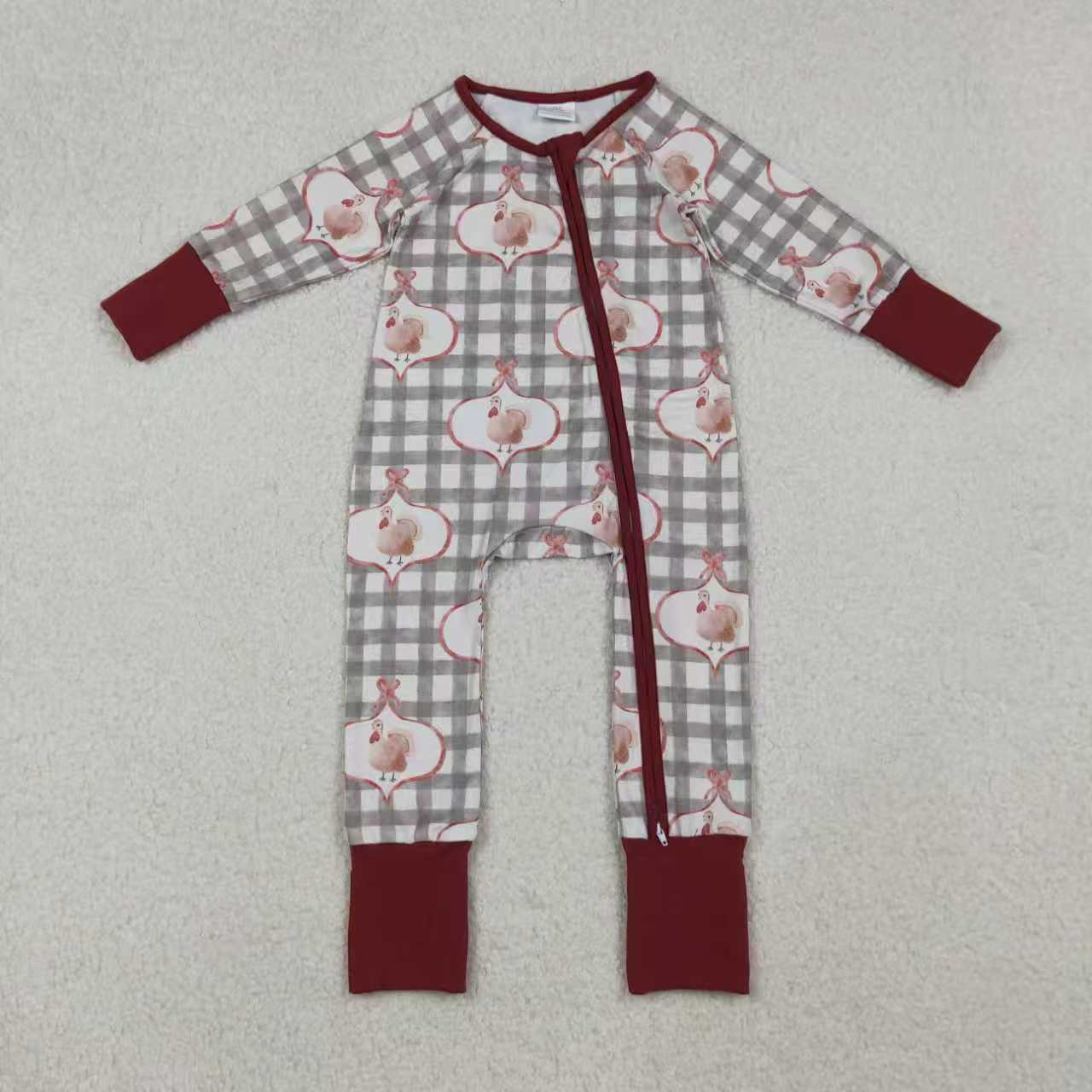 Thanksgiving turkey shirt matching pants pajama set