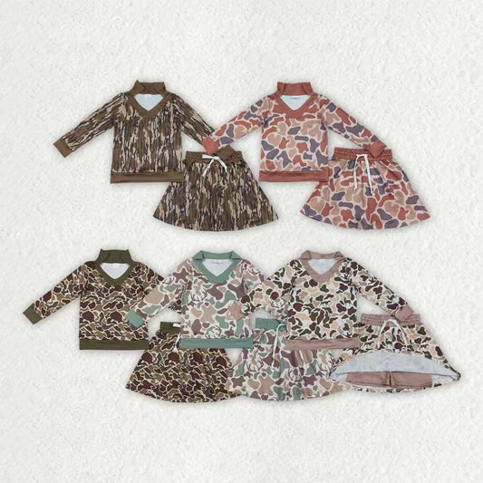 Bottomland pullover matching skirt girls long sleeve outfit