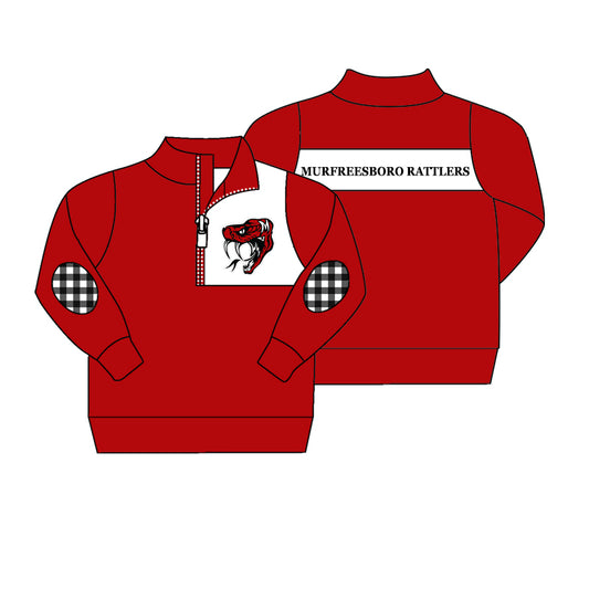 baby boy custom team long sleeve pullover