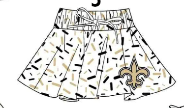 toddle baby  custom team skirt shorts