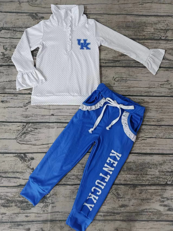 baby girl custom uk team 2pcs outfit