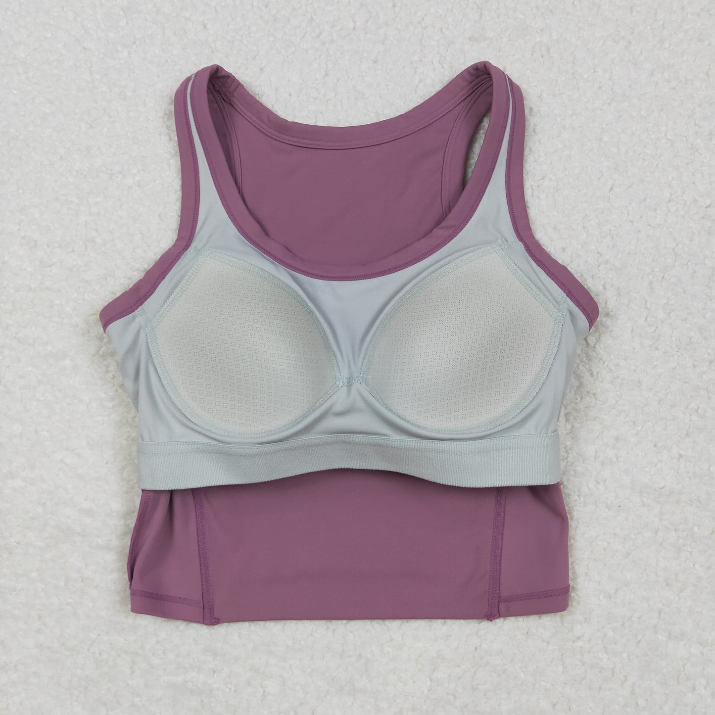 USA SHOP Adult women mauve bra crop top
