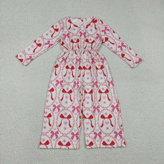 Toddle girls Valentines heart  jumpsuit