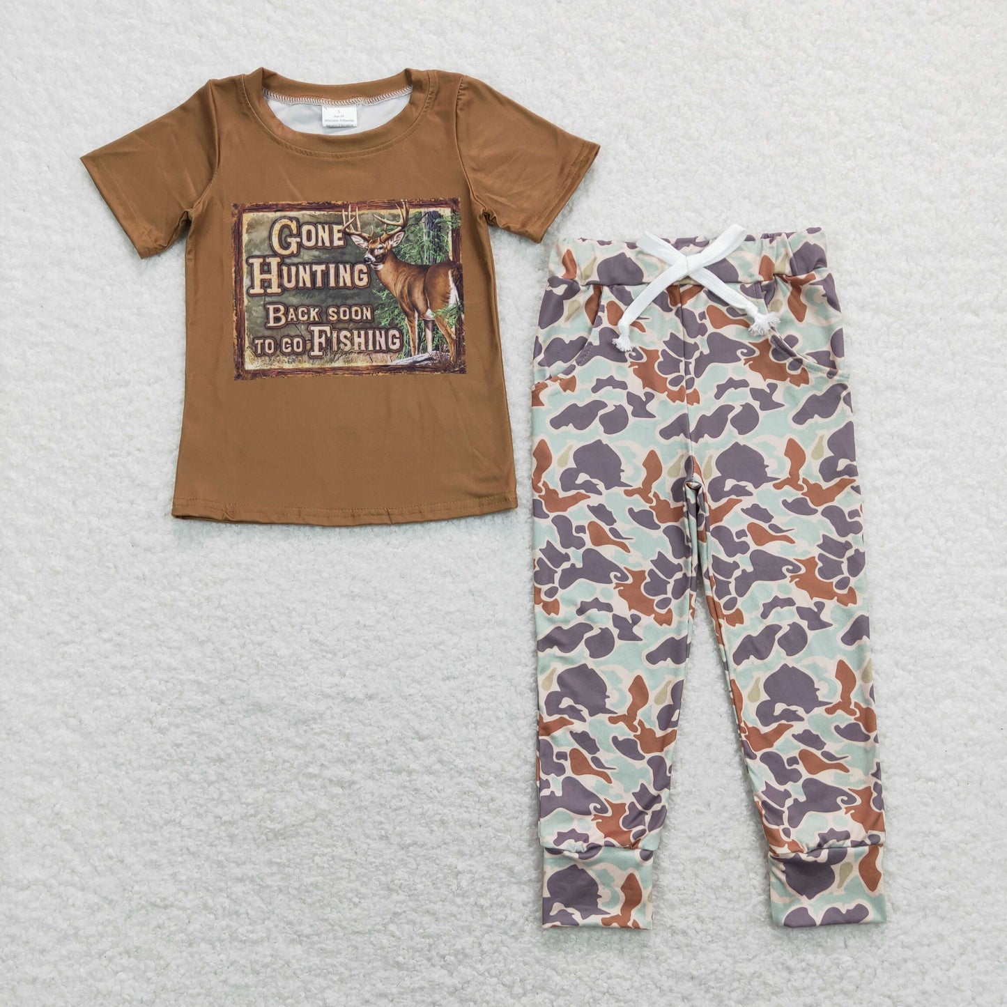 baby boy hunting fishing reindeer shirts camo pants hunting outfit