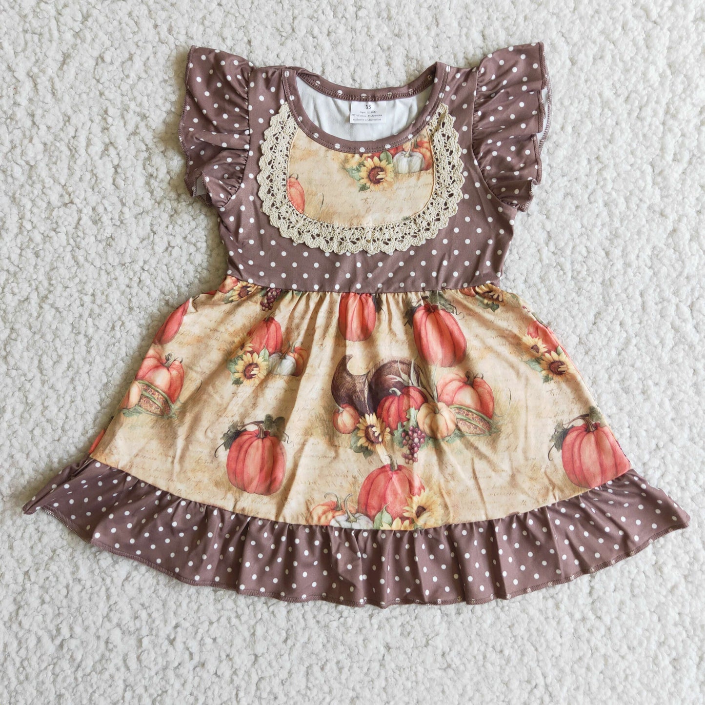 fall pumpkin harvest dress