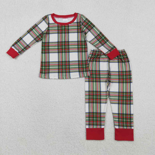 Christmas design boy long sleeve pajama set