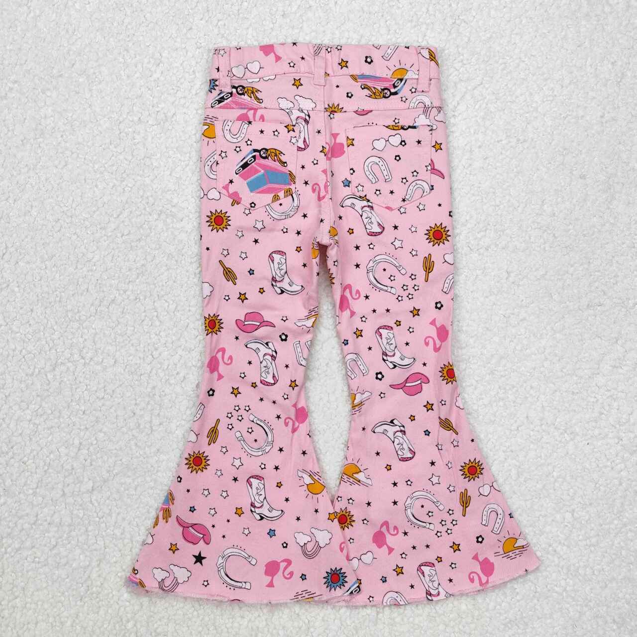 western pink doll jeans bell bottoms