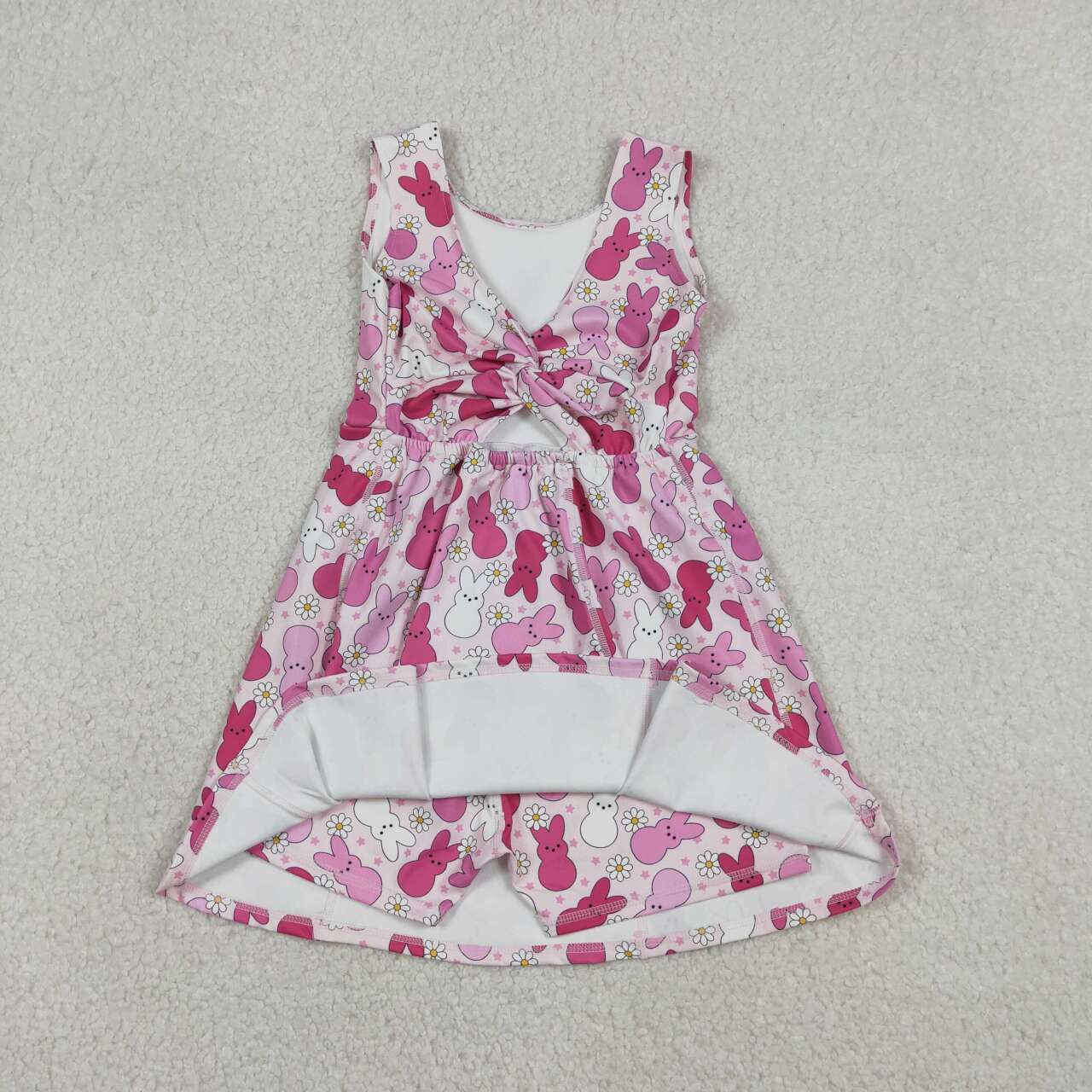 Easter bunny baby girls yoga dress