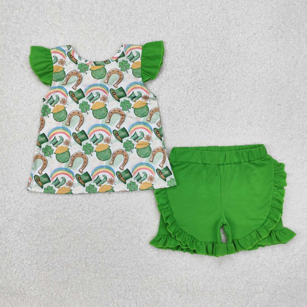 Baby girl Saint Patrick's Day summer outfit