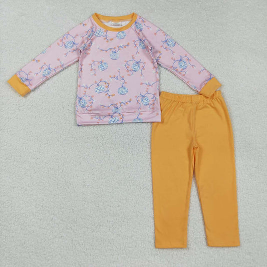 baby boy blue pumpkin long sleeve clothes