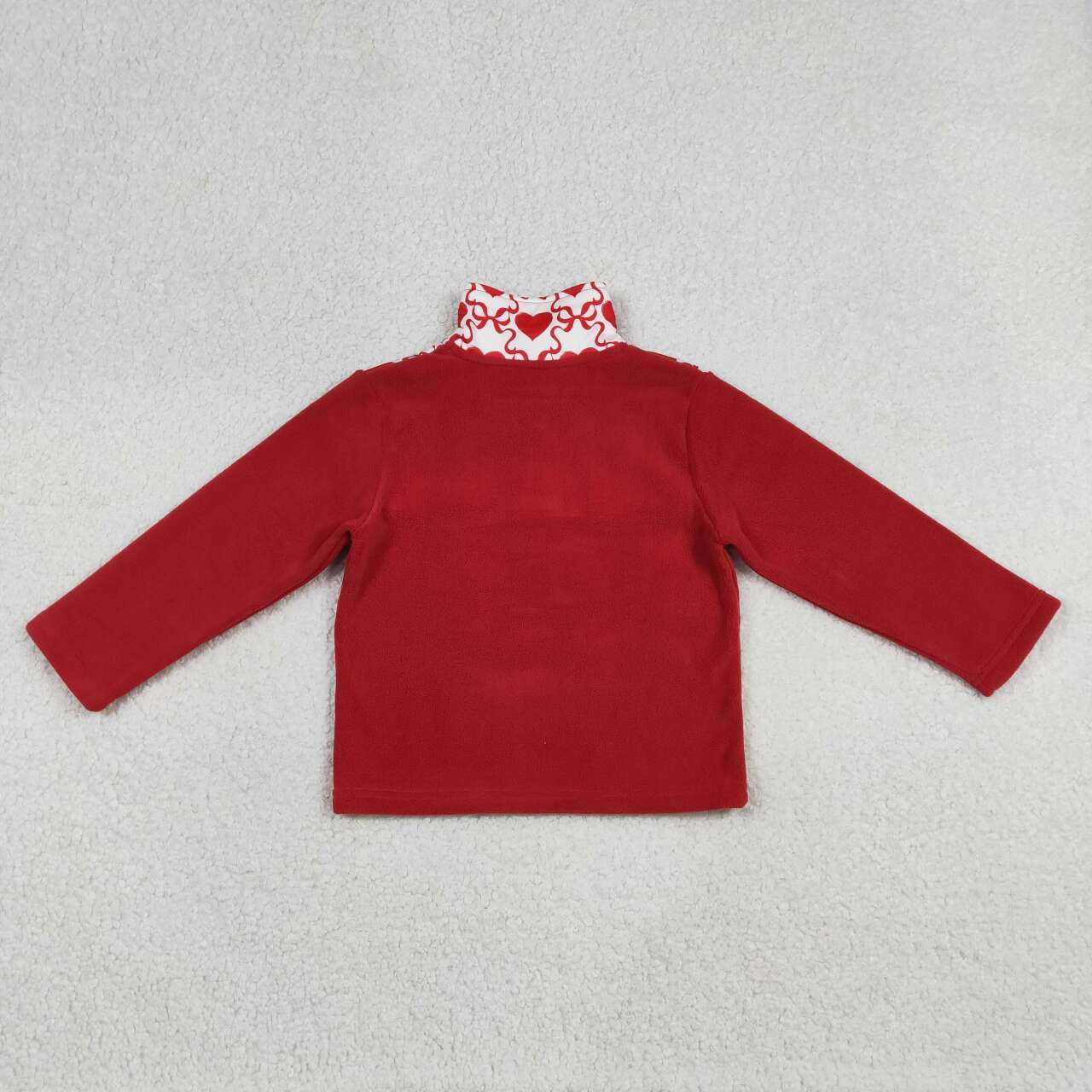 Valentines heart girls long sleeve pullover t-shirt top