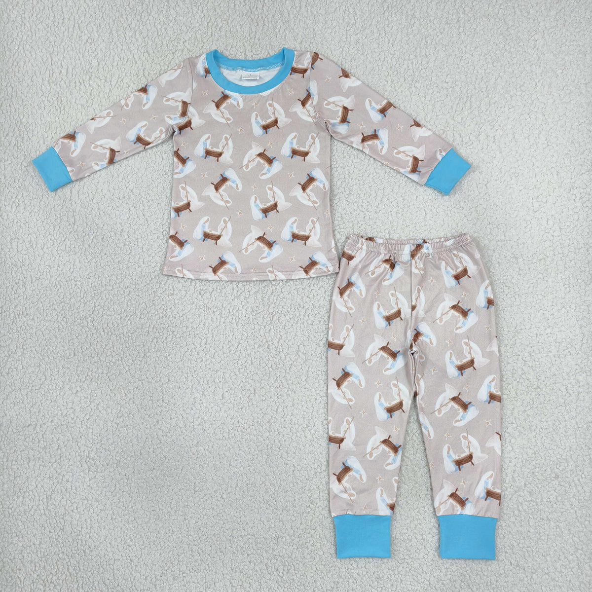 Long sleeve The Nativity Story top matching pants boy  wholesale factory price outfit