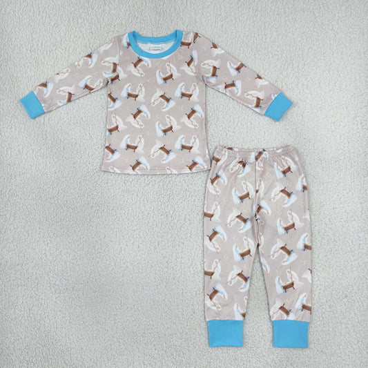 Long sleeve The Nativity Story top matching pants boy  wholesale factory price outfit