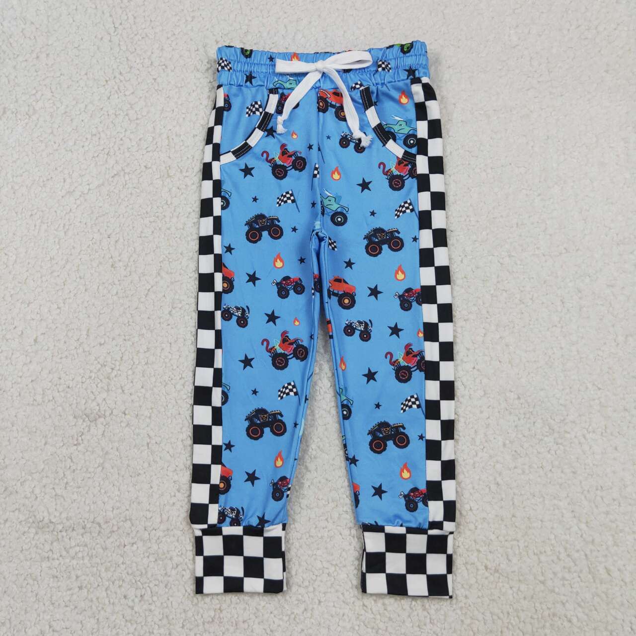 Baby boy car design leggings pants