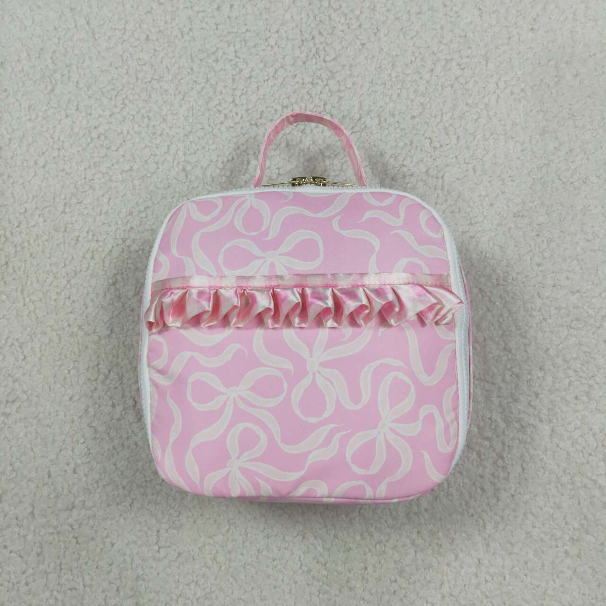 Toddle baby girl pink bow lunch bag