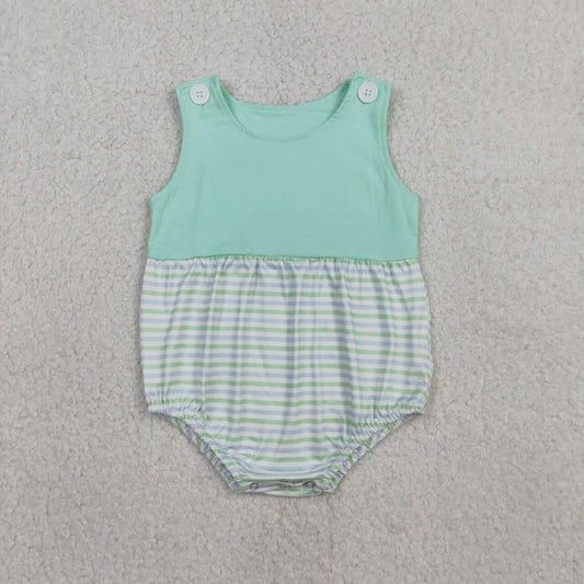 Stripes design baby boy summer romper