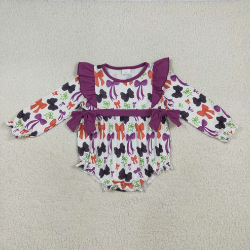 USA SHOP Toddle baby girl Halloween bow romper