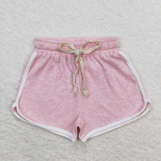 toddle girls pink summer cotton shorts
