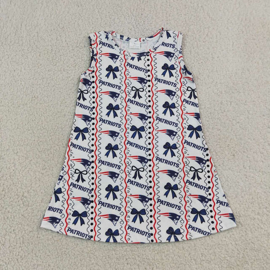 PATRIOTS girls sleeveless dress