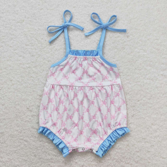 toddle girls pink bubble romper