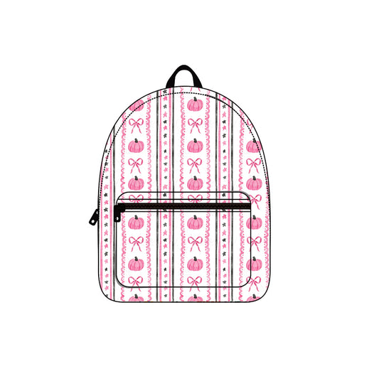 baby girls pink pumpkin mini backpack preorder