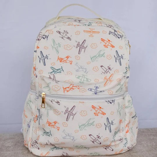 toddle baby girls plane print backpack preorder