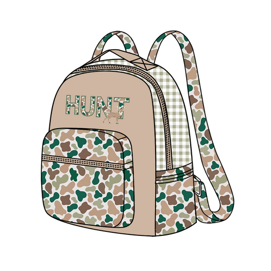 Hunting reindeer camo mini backpack preorder