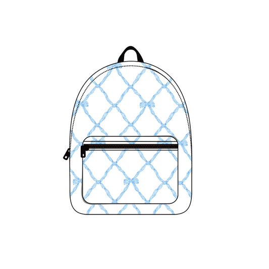 toddle baby blue bow mini backpack preorder