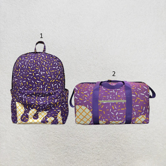 Lavender design kids baby backpack