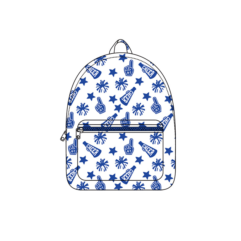 Blue cheer design kids baby backpack preorder