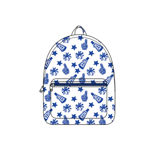 Blue cheer design kids baby backpack preorder