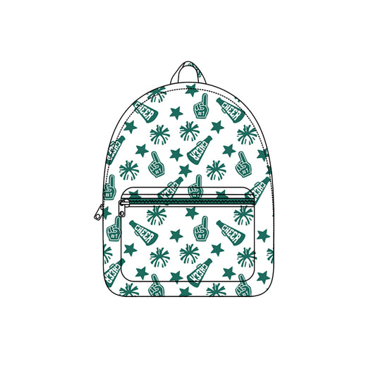 Green cheer design kids baby backpack preorder
