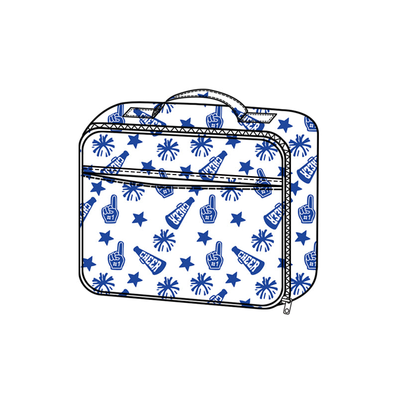 Blue cheer design lunch box bag preorder