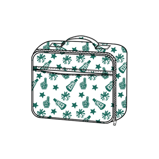 Green cheer design lunch box bag preorder