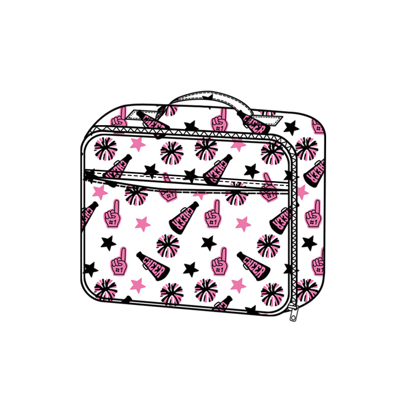 Pink cheer design lunch box bag preorder
