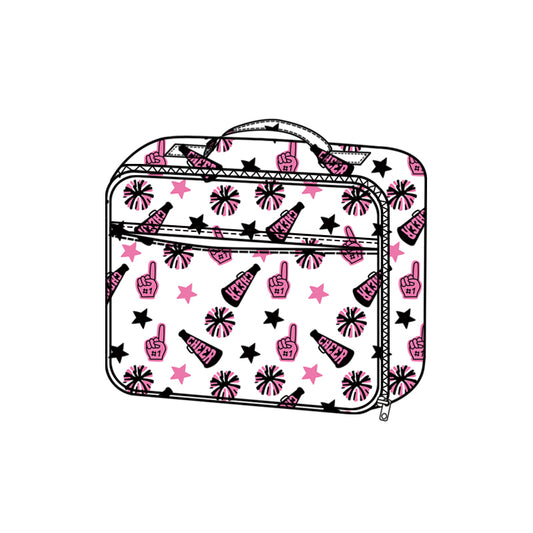 Pink cheer design lunch box bag preorder