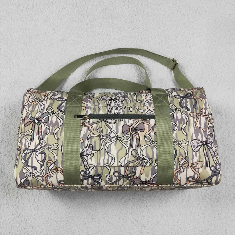 Camo bow design lunch box bag