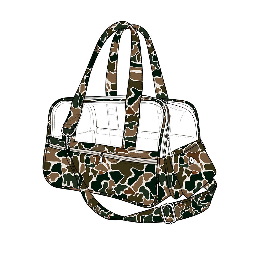 Brown Camo design kids baby backpack preorder