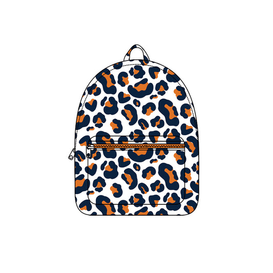 Custom auburn team design kids baby leopard backpack preorder
