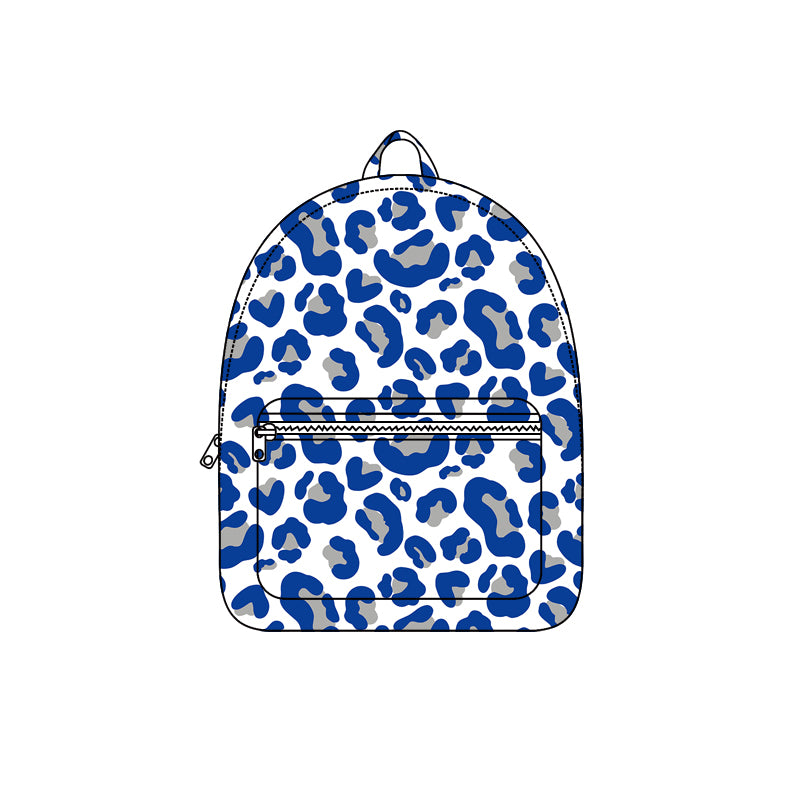 Custom kentucky team design kids baby leopard backpack preorder