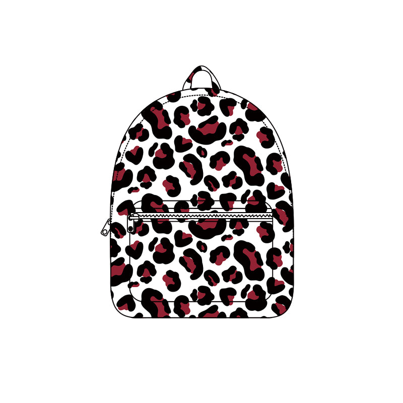 Custom team design kids baby leopard backpack preorder