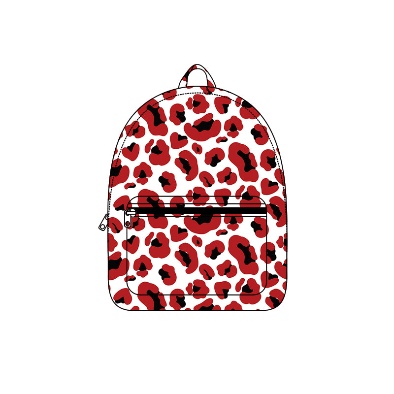 Custom team design kids baby leopard backpack preorder