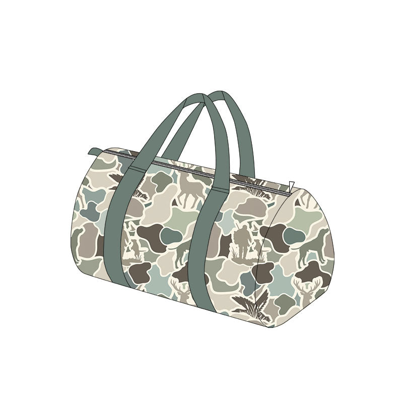 Mallard duck camo design duffle bag preorder