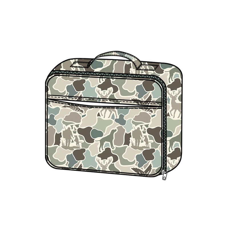 Dog camo design lunch box bag preorder