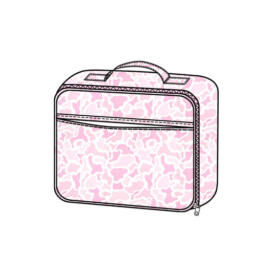 Pink camo design lunch box bag preorder
